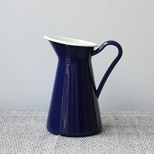 Enamel Large Blue Jug