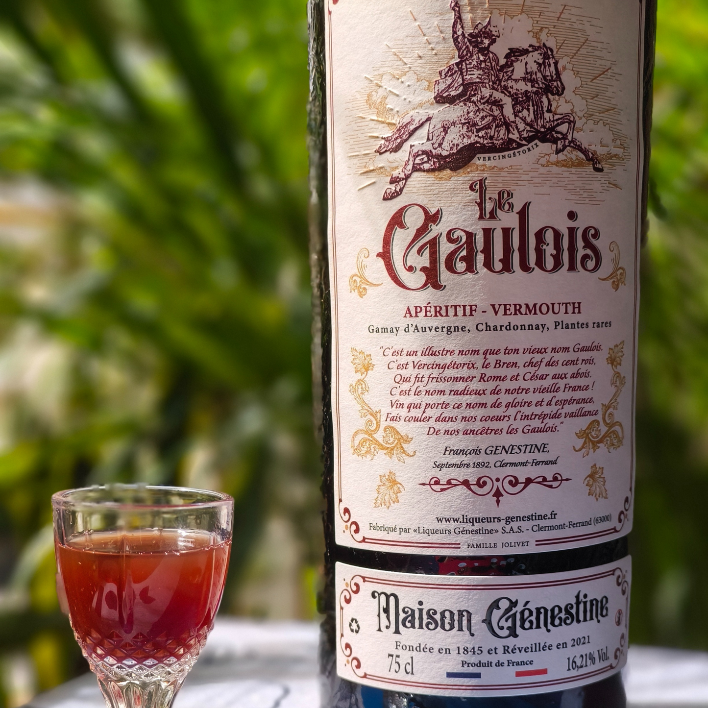 Coq and Malai Maison Genestine Verbena Liquor Le Gaulois Vermouth