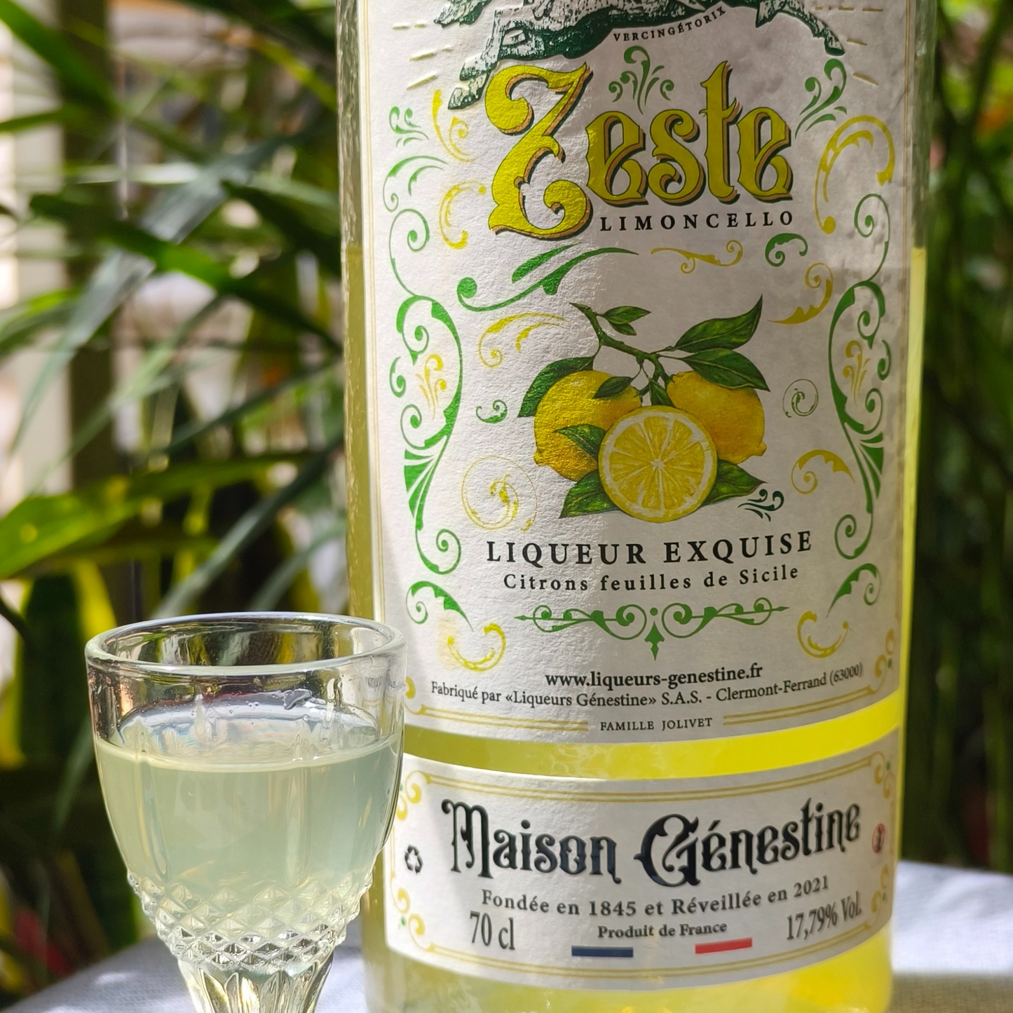 Coq and Malai Maison Genestine Verbena Liquor Zeste Limoncello