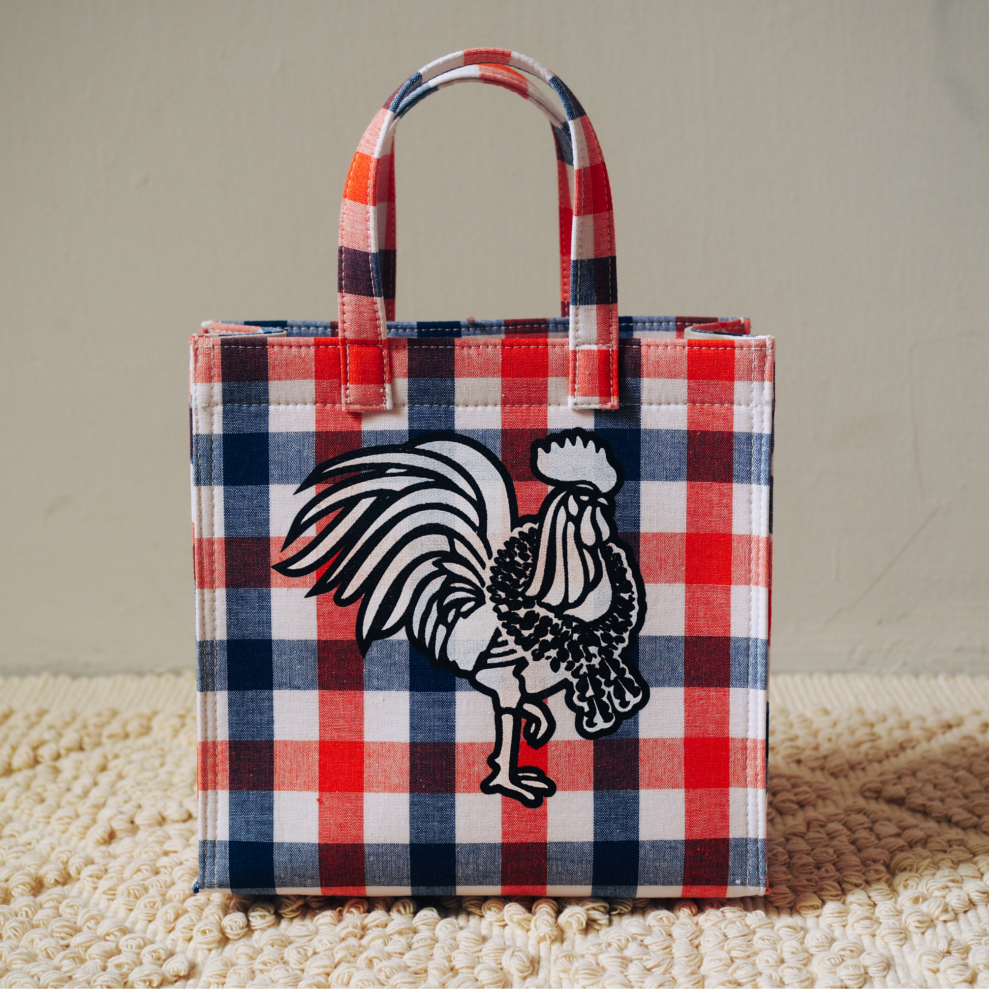 Coq and Malai Proud Coq Khao Ma Bag Square With Rooster Screen