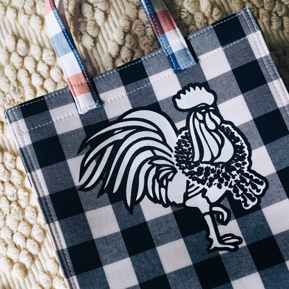 Coq and Malai Proud Coq Khao Ma Bag Square With Rooster Screen